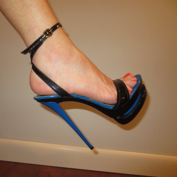 GIANMARCO LORENZI High Heel Platform Ankle Strap Sandals - Picture 6 of 8